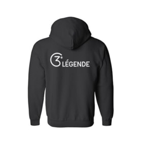 Veste à capuchon avec fermeture à glissière en coton ouaté item