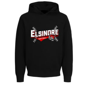 Black hooded sweatshirt (cotton) item