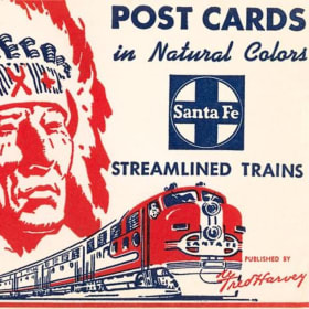 Magnet - Santa Fe Postcard Ad item