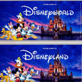 2 Park Hopper Disneyland Tickets item