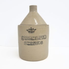 Antique Shepard Company Stoneware Jug item