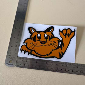 Tiger Car Vinyl Sticker item