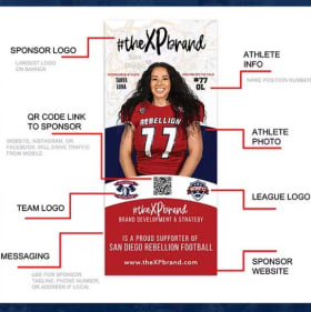 2025 Season Player Banner- Support Banner item