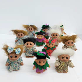 Set of Vintage Troll Toys item