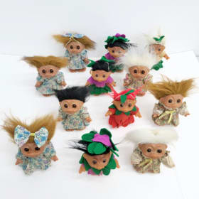 Set of Vintage Troll Toys item