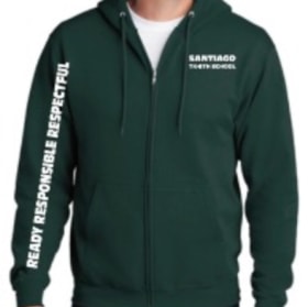 Item 009 Adult 2XL Zip-Hood Sweater item