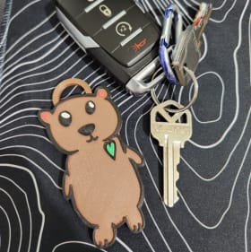 Chestnut Bag Tag/Keychain 3pk item