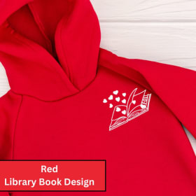 Library Book Design - Embroidered Sweatshirt item
