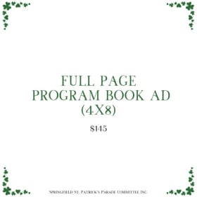 Full Page Program Book Ad item