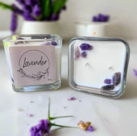 Lavender Cube Jar item