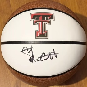 Texas Tech Autographed Basketball item