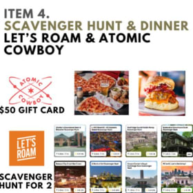 4. Scavenger Hunt & Dinner - Let's Roam & Atomic Cowboy item