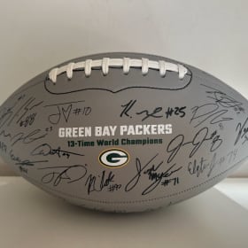 Signed Green Bay Packers Football item
