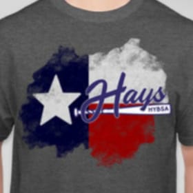 HYBSA Texas Flag Tee - X-Large item