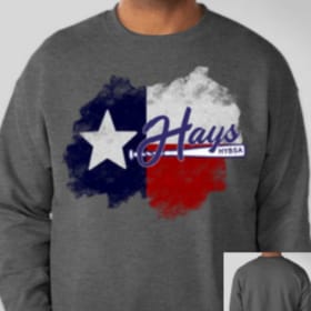 HYBSA Texas Flag Sweatshirt - Small item