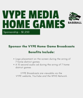 VYPE Home Game Media Sponsor item