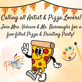 Pizza & Painting Party with Mrs. Velasco and Mrs. Burroughs item