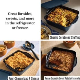 Pampered Chef 8" Brilliance Nonstick Square Pan With Lid item