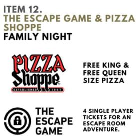 12. The Escape Game & Pizza Shoppe Family Night Out item