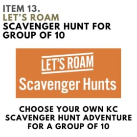 13. Let's Roam Scavenger Hunt for Group of 10 item