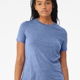 Women's Triblend Relaxed Jersey Short-Sleeve T-Shirt - Blue item