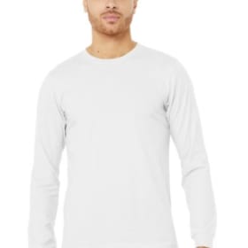 Unisex Jersey Long-Sleeve T-Shirt - Solid White Blend item