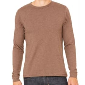 Unisex Jersey Long-Sleeve T-Shirt - Heather Brown item