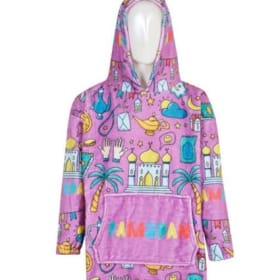 KIDS(7-12 YEARS OLD) PURPLE RAMADAN HOODIE BLANKET item