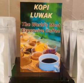 Kopi Luwak, Worlds Best, 50/gm roasted beans item