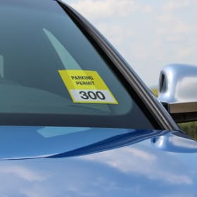 1010 WAQF Inc (dba ICCG) Parking Decal item