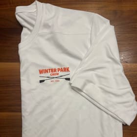 WHITE Short Sleeve Dryfit Tee - Size Adult Unisex MEDIUM item