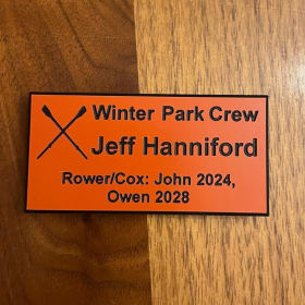 Winter Park Crew Parent Nametag item