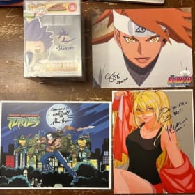 Anime Voice Actor Autograph Package item
