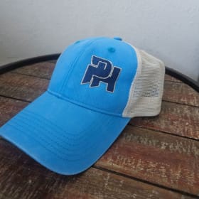 Ponytail Hats with any embroidered design item