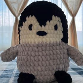 Cozy Waddles: Handmade Penguin Plush item