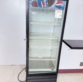 Pepsi Refrigerator With Glass Door For Beverage Display item
