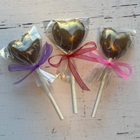 Chocolate Heart Lollipop item