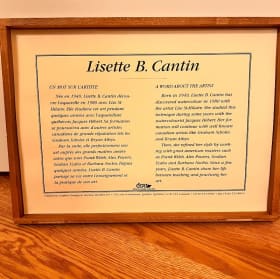 Toile de fleurs item