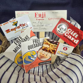 Local Dining Gift Basket - #14 item