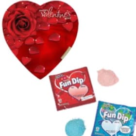 Chocolate Heart Box & Fun Dip item