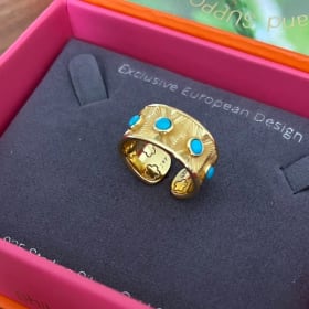 Santorini Faith Ring in Yellow Gold item