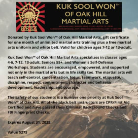 Unlimited 1 Month Martial Arts, Uniform and Belt item