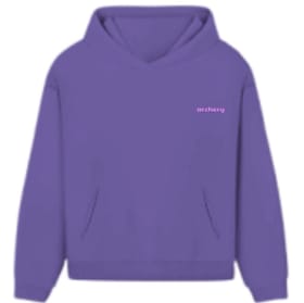 Live By The Bow Hoodie - Purple item