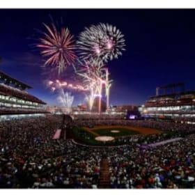July 4th Rockies Game and fireworks - 4 tickets! item