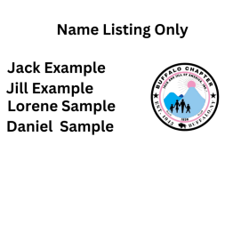 Patron Ad Name Listing (Only) item