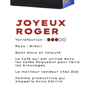 Café Joyeux Roger - grain entier - 250 g item