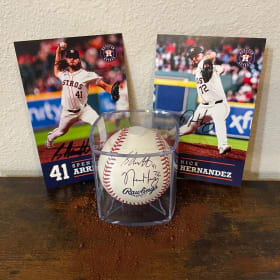 Houston Astros Signed Baseball and Player Cards item