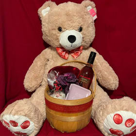Teddy gift basket item