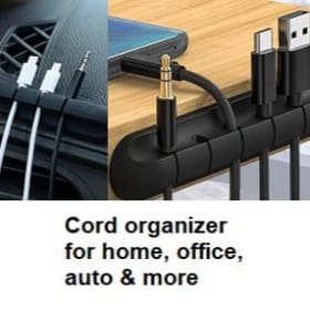 Cord organizer for all of your spaces! item
