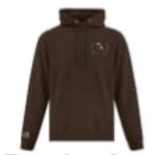 Hoodie DARK CHOCOLATE BROWN item